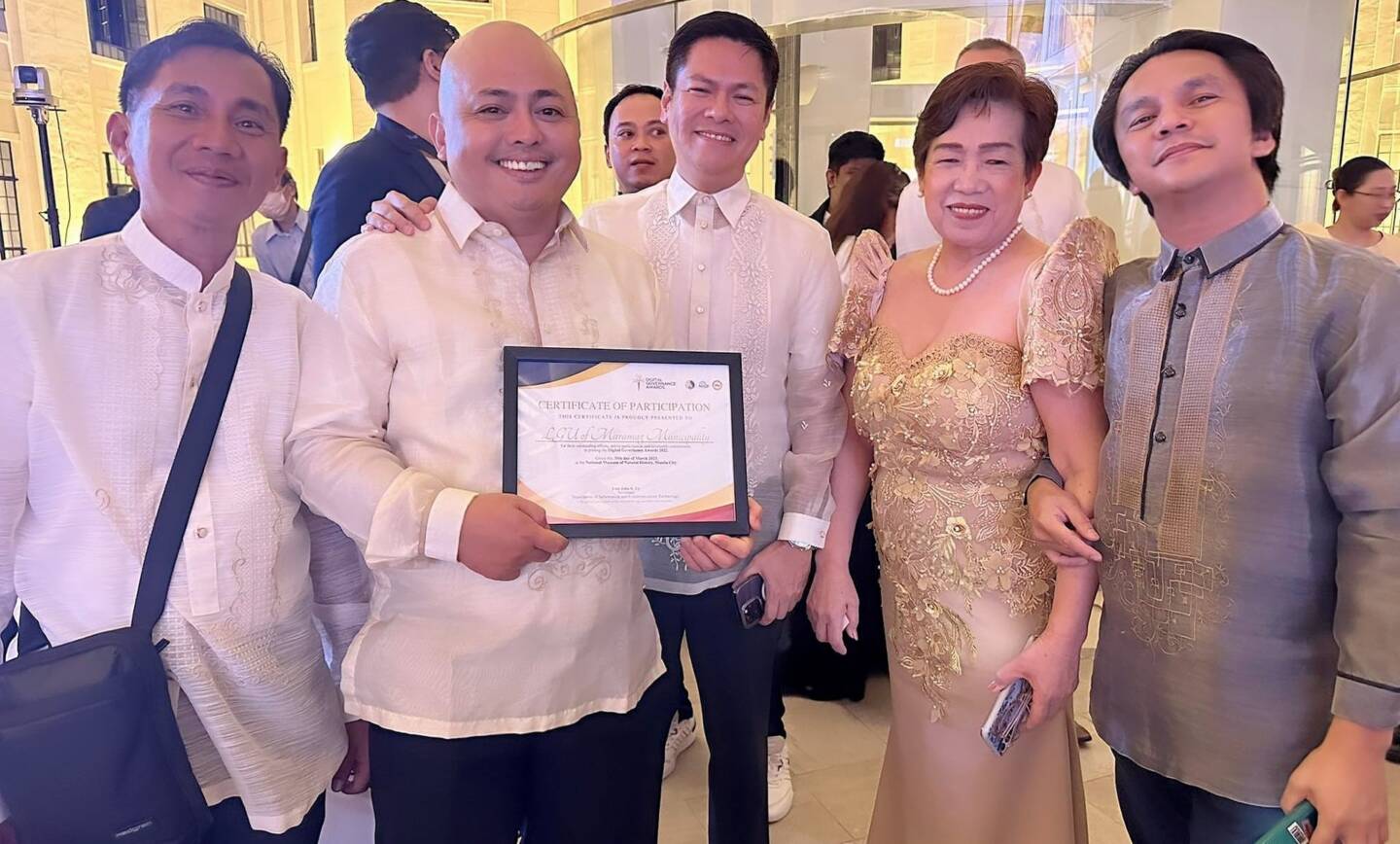 LGU MARAMAG IS THE NATIONAL WINNER (FIRST PLACE) IN THE DIGITAL GOVERNANCE AWARDS 2022 (MUNICIPALITY CATEGORY)